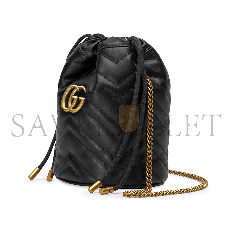 GUCCI GG MARMONT SMALL BUCKET BAG 575163 (14*17*13cm)